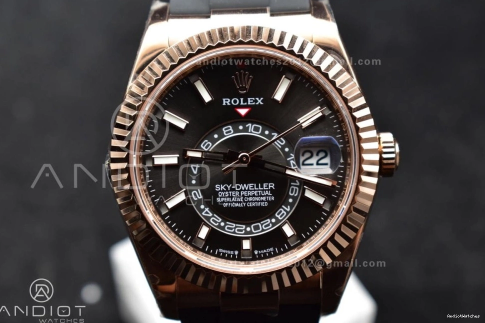 on Grey ZF Weight) Edition 336235 Sky-Dweller FlexibleFit Strap RG 1:1 1097 Best Dial A23J (Gain Oyster-flex 1004